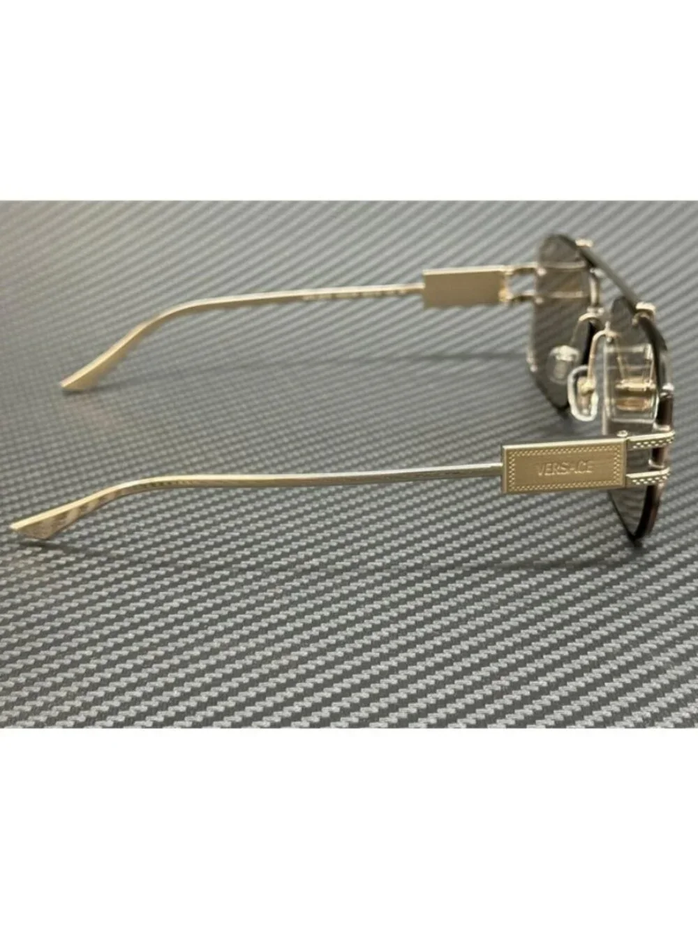 New Versace Men Silver Sunglasses 60-13-140